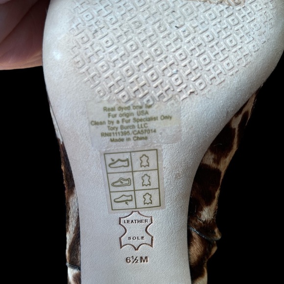 NWOT- Tory Burch Brooke Calf-hair Ankle Boots 6.5 - Picture 10 of 10